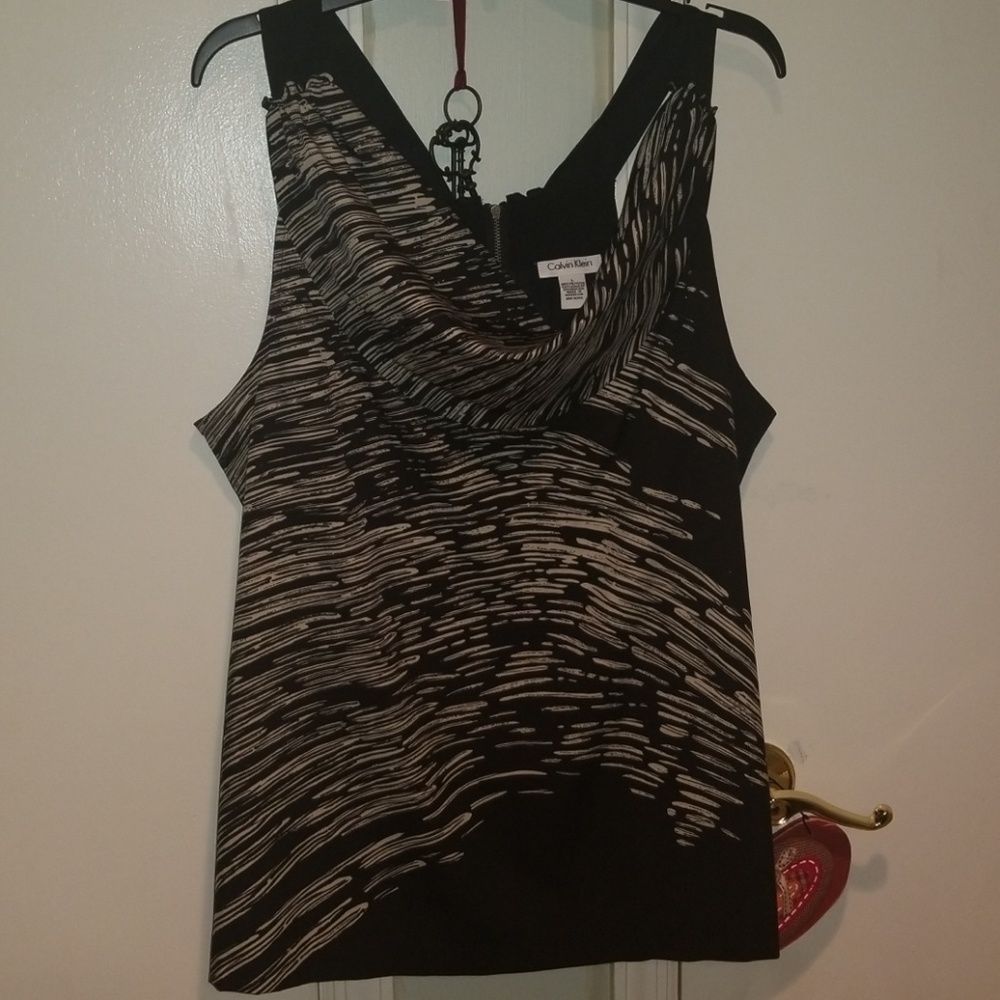 Calvin Klein sleeveless blouse